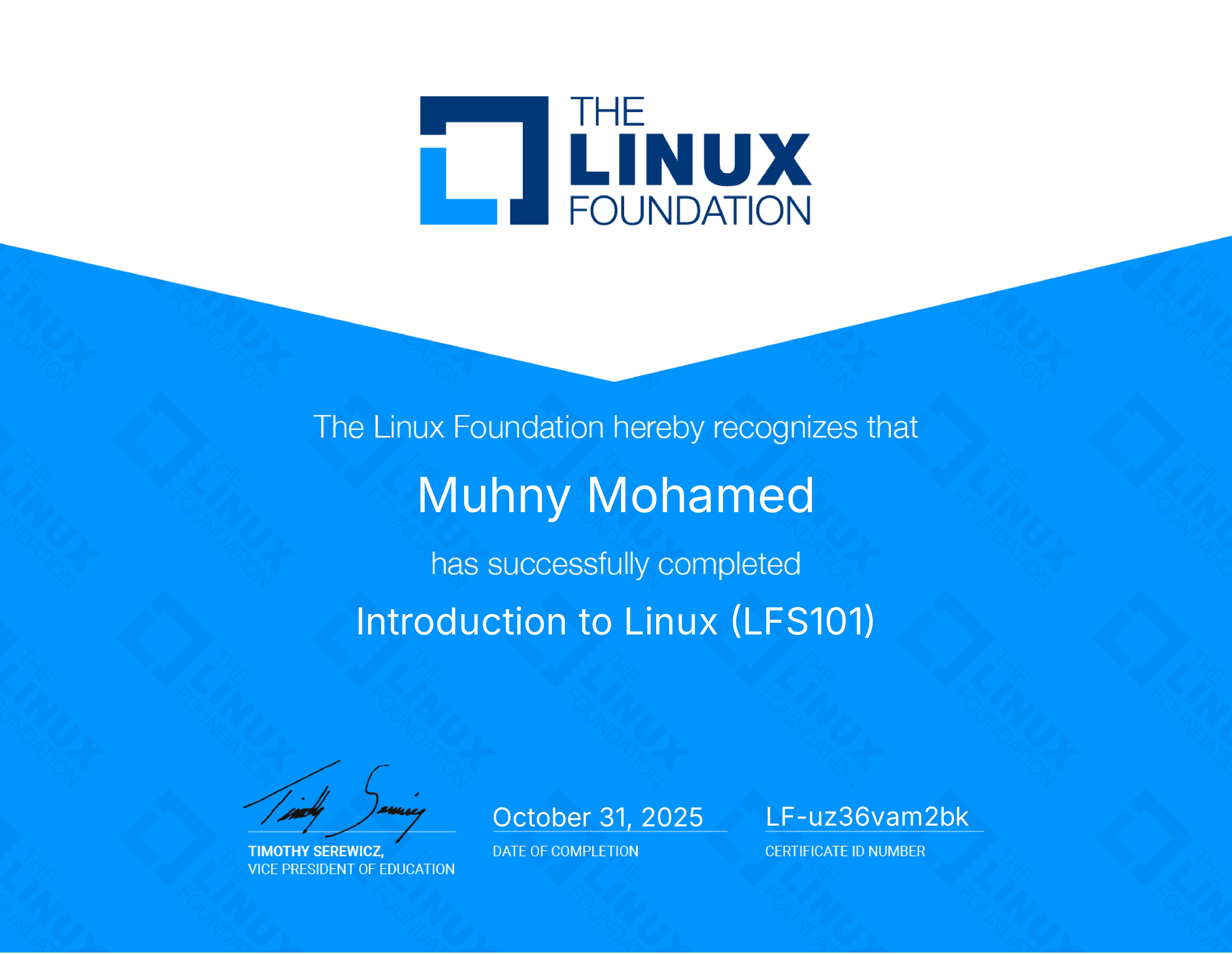 Introduction to Linux (LFS101)